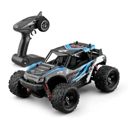 Blue 1/18 Scale RC Car 4WD Remote Controlled U107