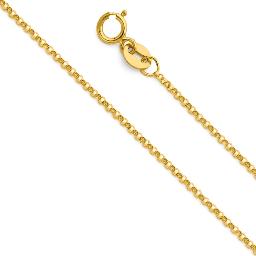 14K Two-Tone Gold Flower and Heart-Shaped Initial Pendant with 16" Chain Necklace I976614