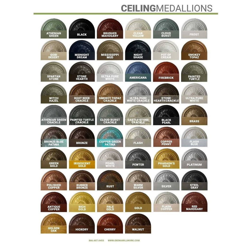 Walnut Ceiling Medallion H111