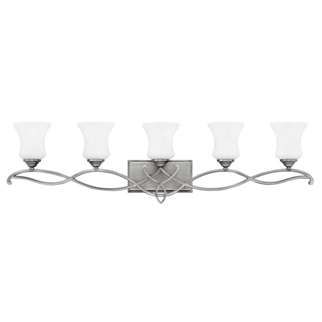 Antique Nickel 5 Light Bath T76431