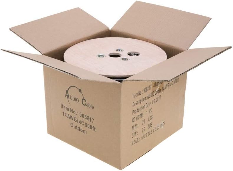 250FT 16AWG 16/4 Direct Burial Speaker Audio Cable I35942