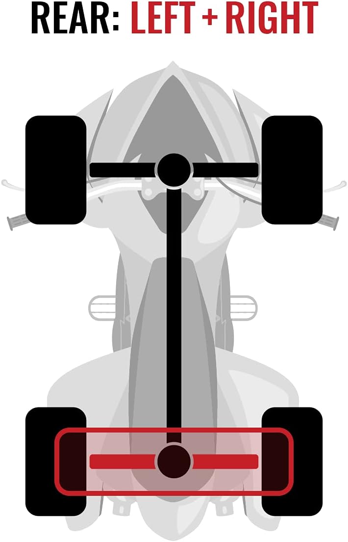 Rear Left Right Axles XT Pair for Polaris 800 Ranger RZR S 4 4X4 X153849