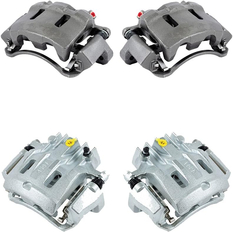 Front and Rear Semi-Loaded Caliper Assembly Set Kit P888782