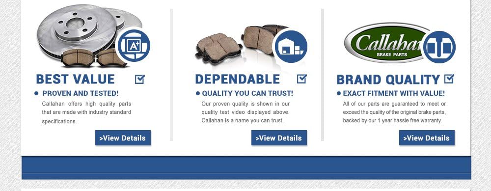 Front and Rear Semi-Loaded Caliper Assembly Set Kit P888782