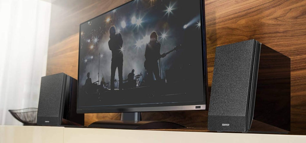 Active Bookshelf Speakers with Bluetooth and Optical Input G2781