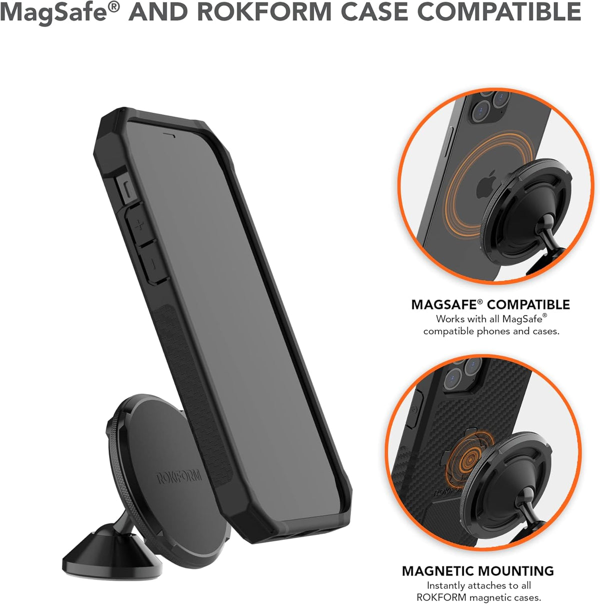 Adjustable Dual Magnet Car Mount with 3M VHB Tape W31279