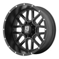 Satin Black 20x9 6x5.5 0mm Wheel H198