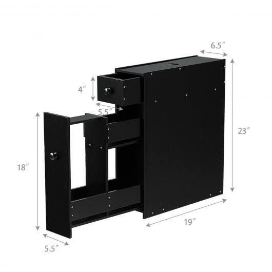 White Bathroom Cabinet Storage Organizer X217088