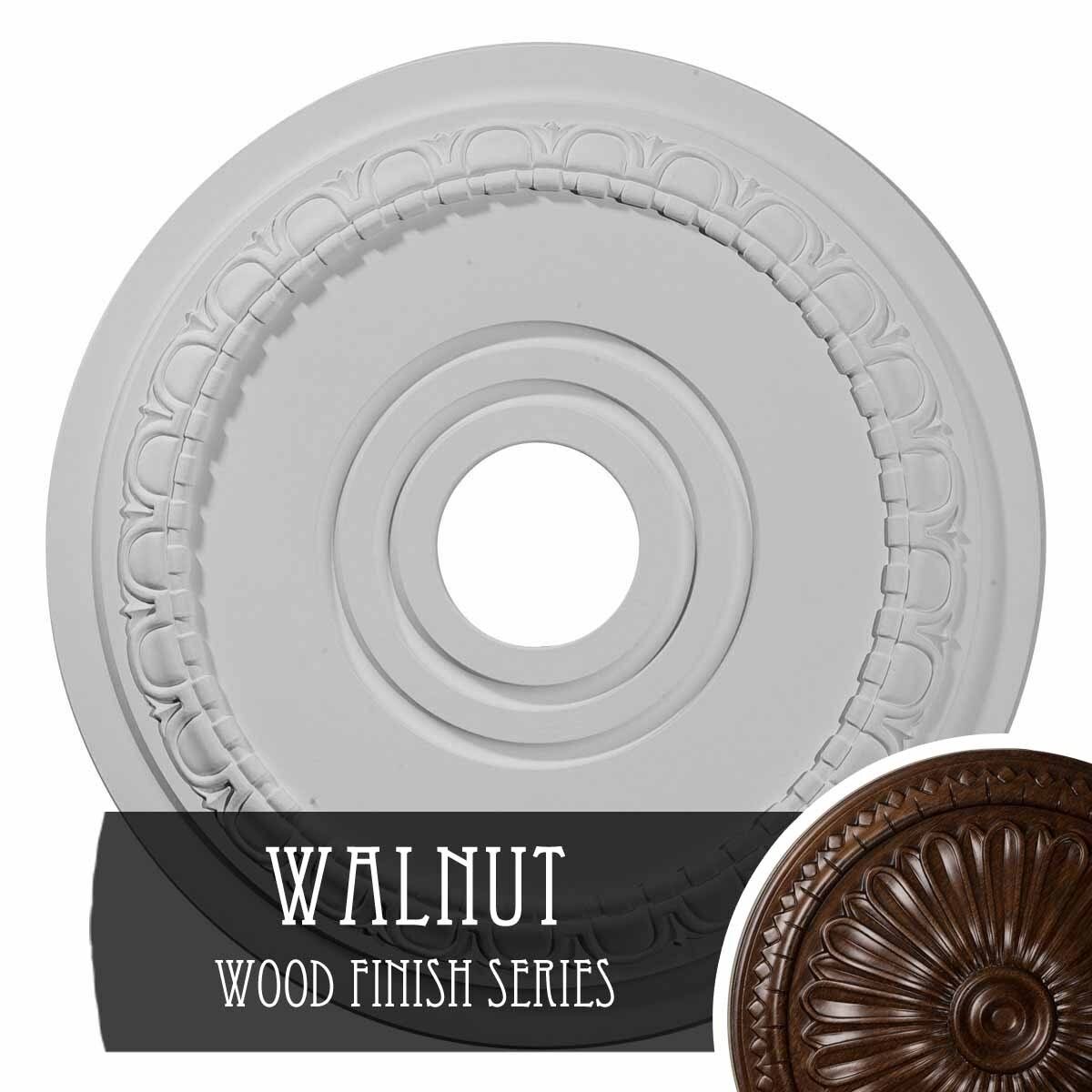 Walnut Ceiling Medallion H111