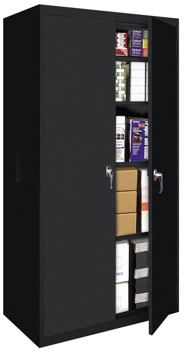 Hunter Green Fixed Shelf Storage Center Q886