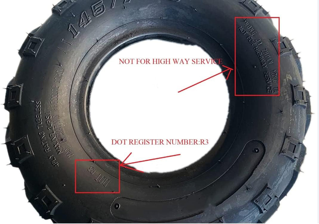 Set of 2 Boat Trailer Tires 5.30-12 6 Ply I767