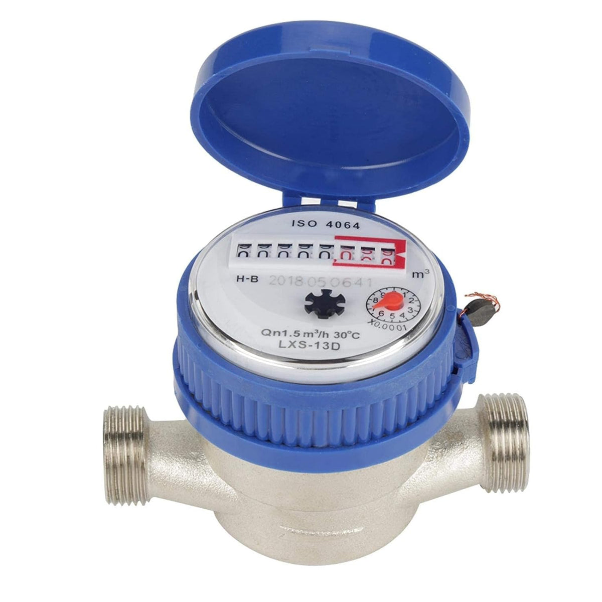 1/2 Inch Plastic Water Flow Meter with Fittings V411779