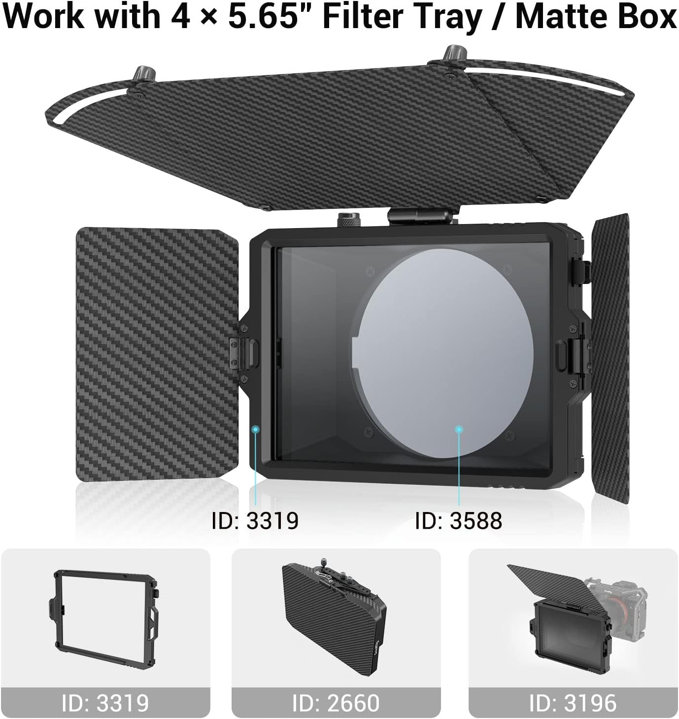 4x5.65 ND0.6 Filter (2 Stops) Square Neutral Density Filter U586