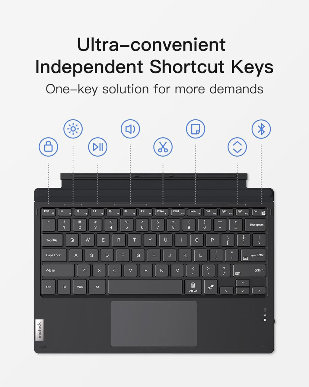 Bluetooth Keyboard Compatible with Surface Pro 7/7+/6/5/4 Pack of 2 P329871