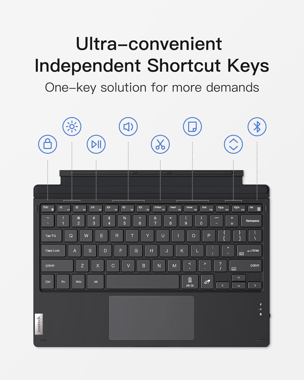 Bluetooth Keyboard Compatible with Surface Pro 7/7+/6/5/4 Pack of 2 P329871