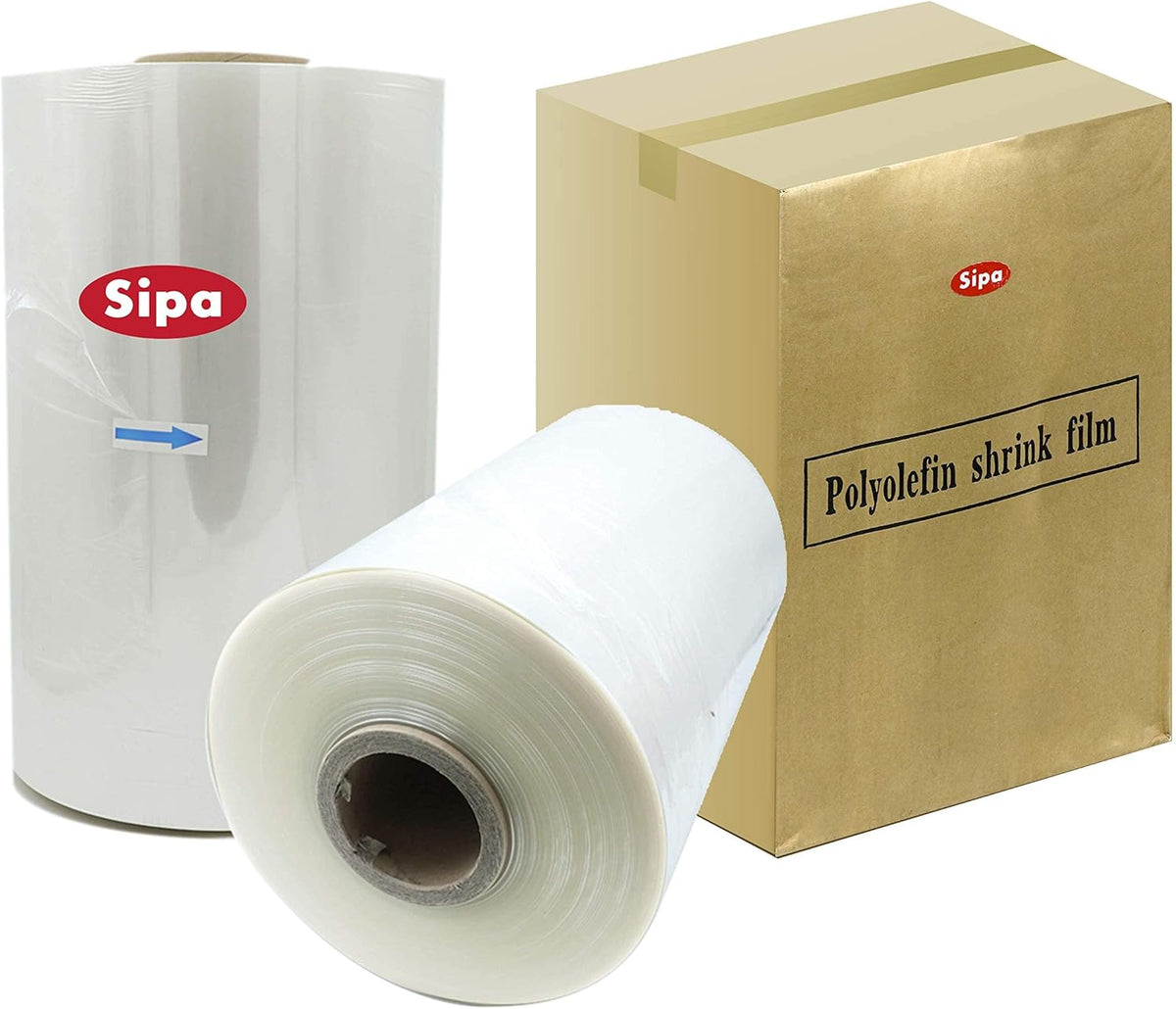 22" 75 Gauge Polyolefin Shrink Film Centerfold 3500' feet F16751