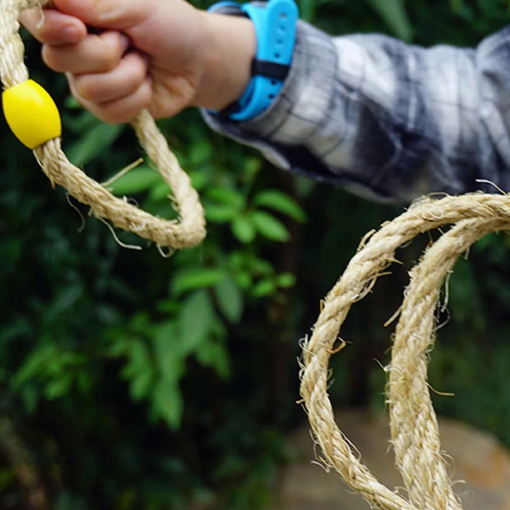 30 PCS Natural Rope Throwing Toss Rings U9825