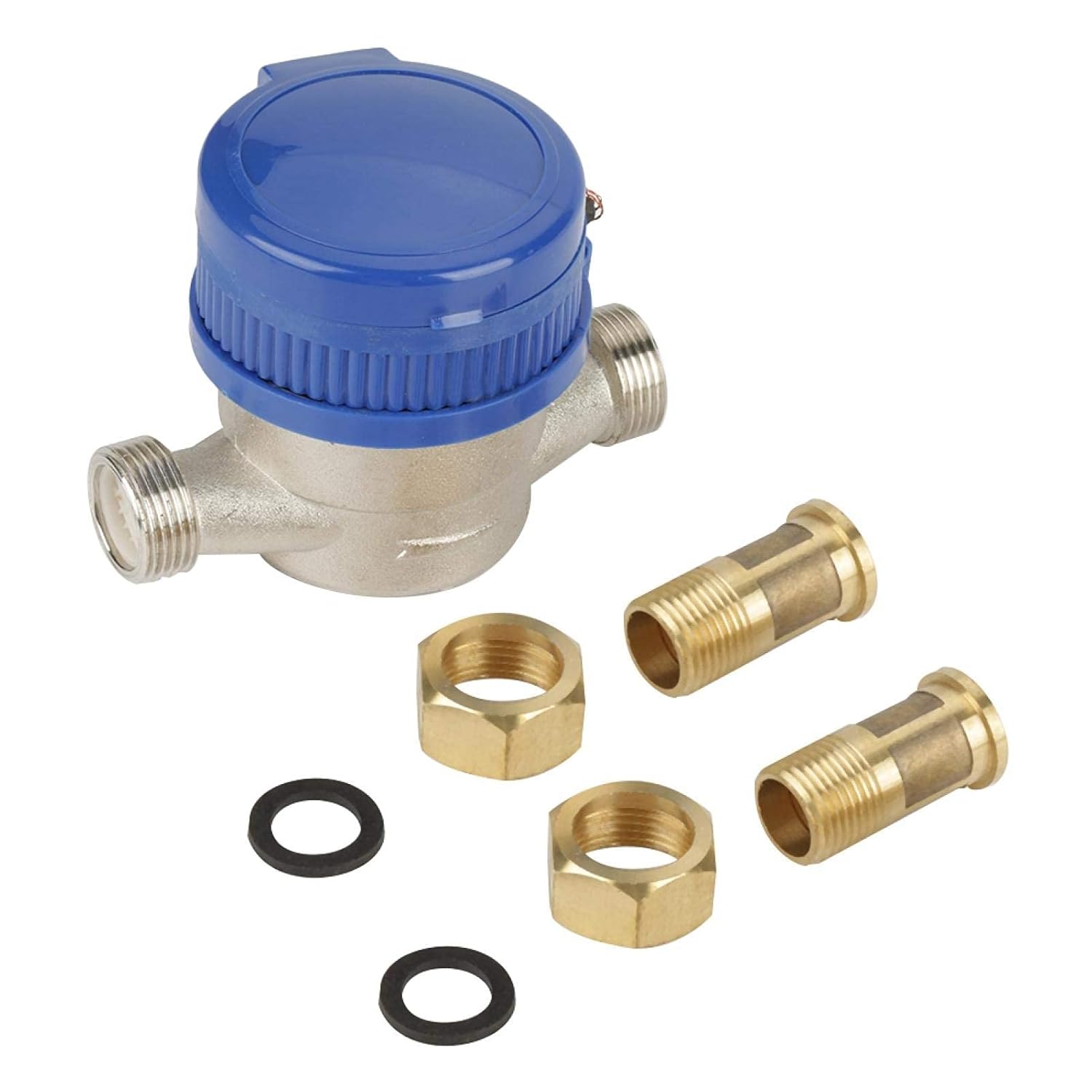 1/2 Inch Plastic Water Flow Meter with Fittings V411779
