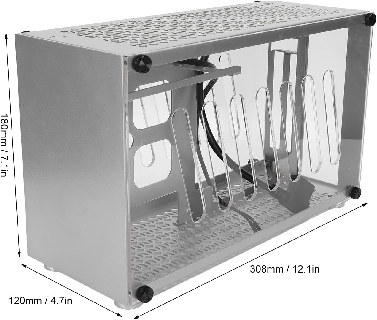 Aluminum Mini Desktop PC Computer Case K59781