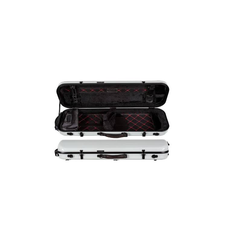 White Fiberglass Viola Case V881