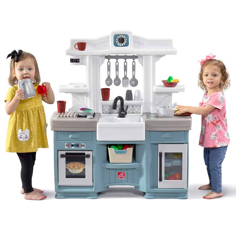 Blue Kids Kitchen Play Set Q793
