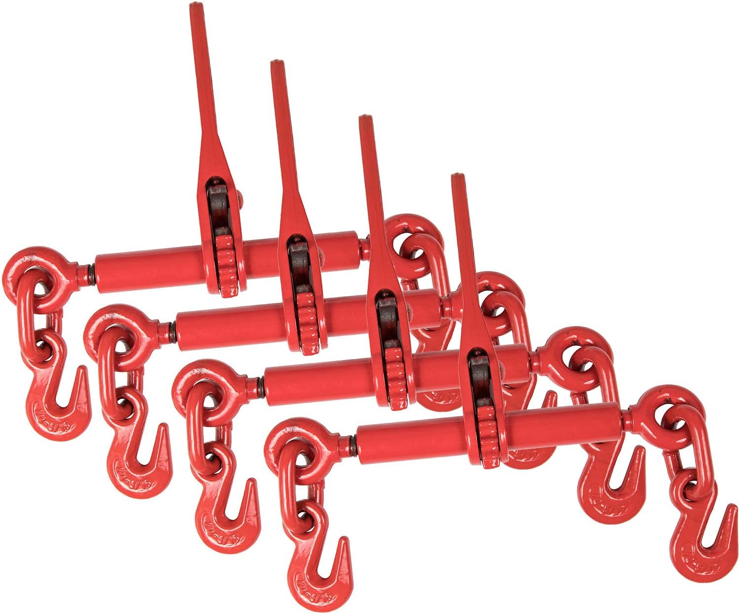 Heavy Duty Ratchet Chain Load Binder 3/8" - 1/2" 4 Pack X204