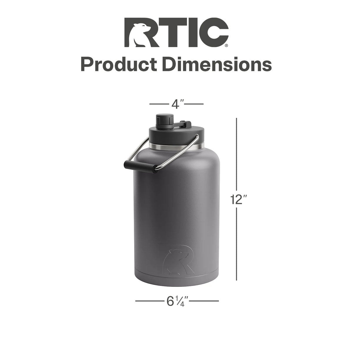 Graphite Stainless Steel Insulated Jug B417