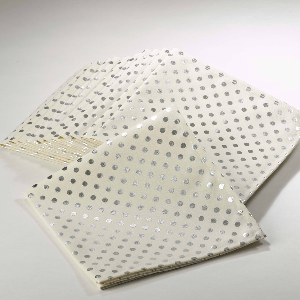 Silver Dot Napkin Citrus - Set of 12 N18156