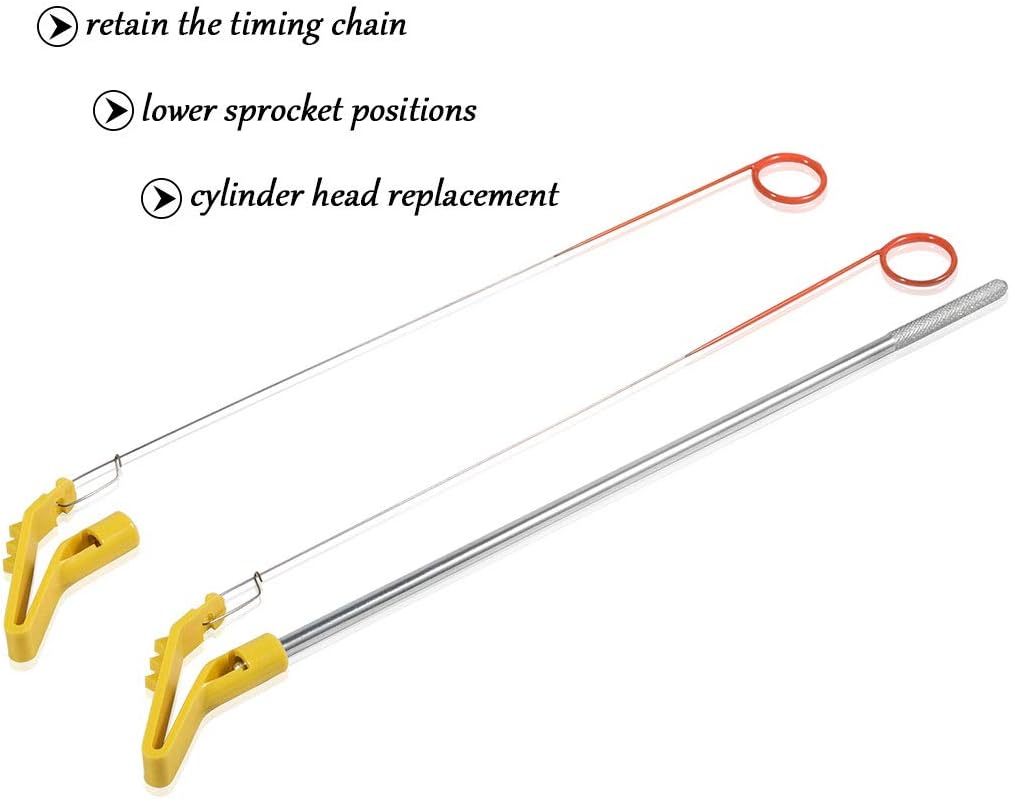 Timing Chain Retainer for GM 2.0L 2.4L Ecotec Engines Pack of 2 H35886