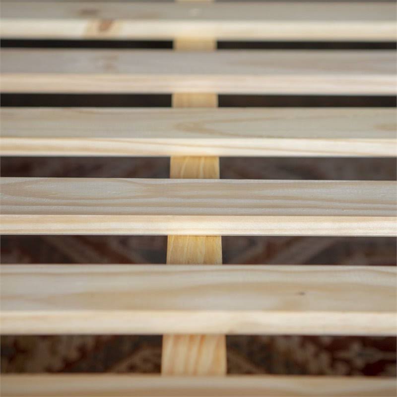 Caramel Solid Wood Queen Bed Z70256