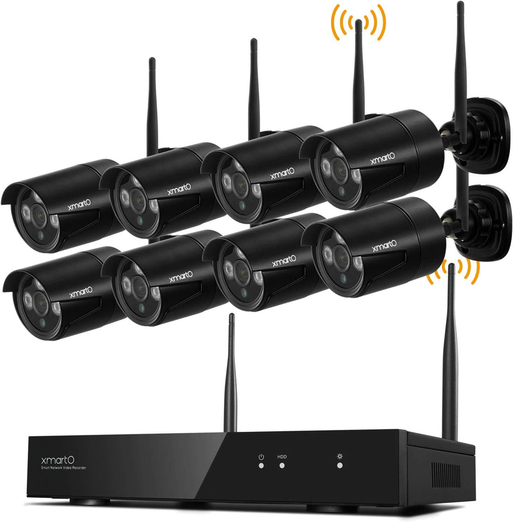 8CH 1080p Wireless Home Security Camera System with 1TB HDD S344114