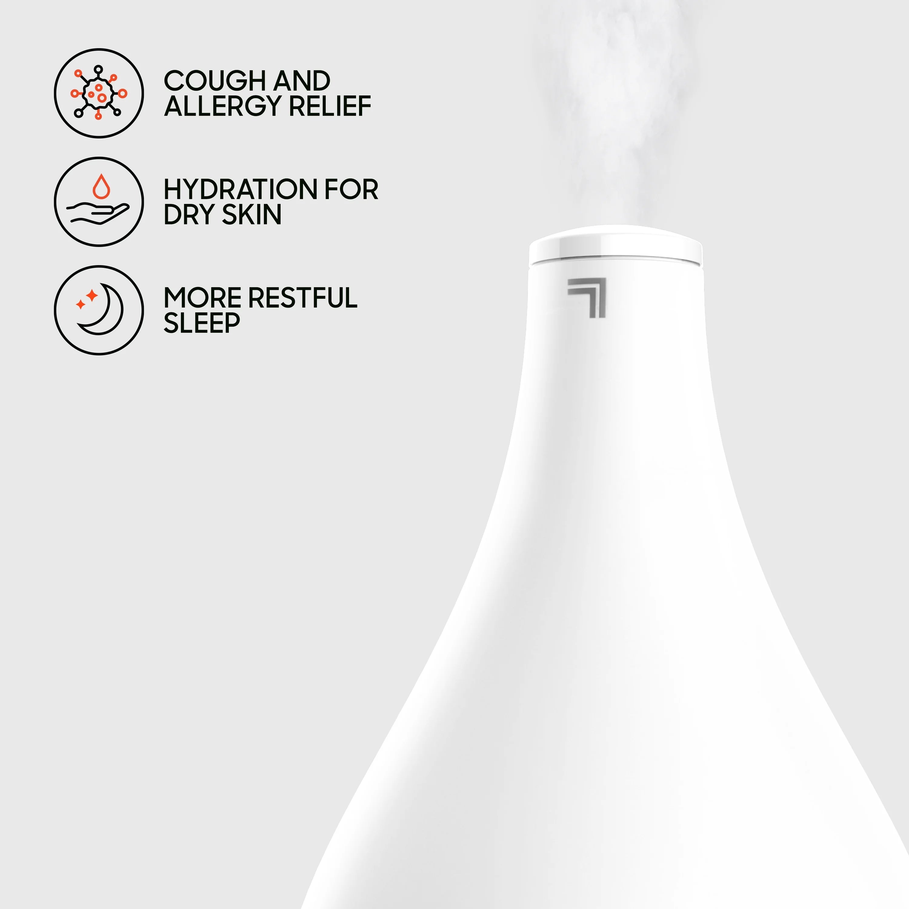 White Ultrasonic Humidifier M783521
