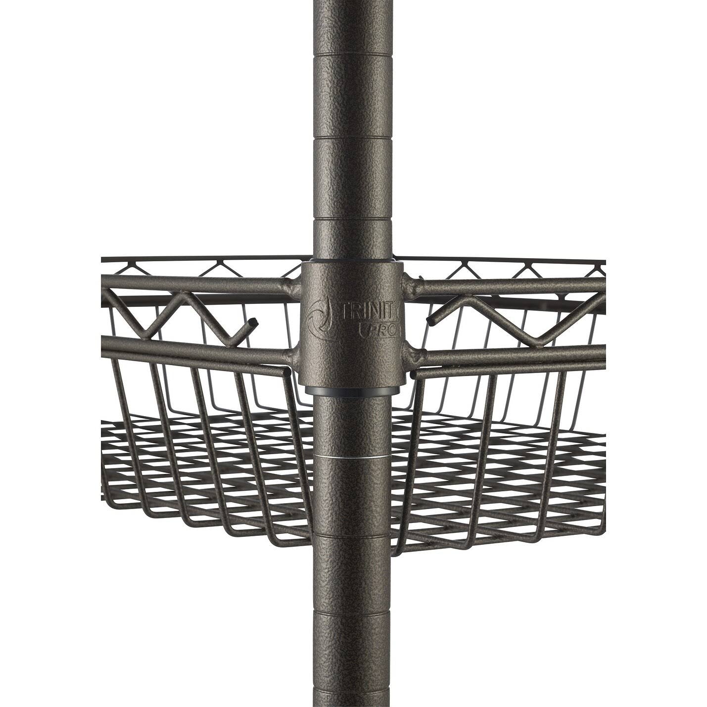 Bamboo Kitchen Cart in Bronze Anthracite - Brown - Wood R81421
