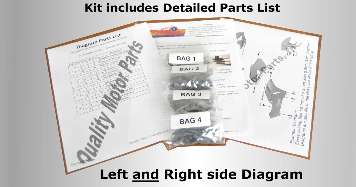 Fairing Bolt Kit for Yamaha YZF-R6 Q5669