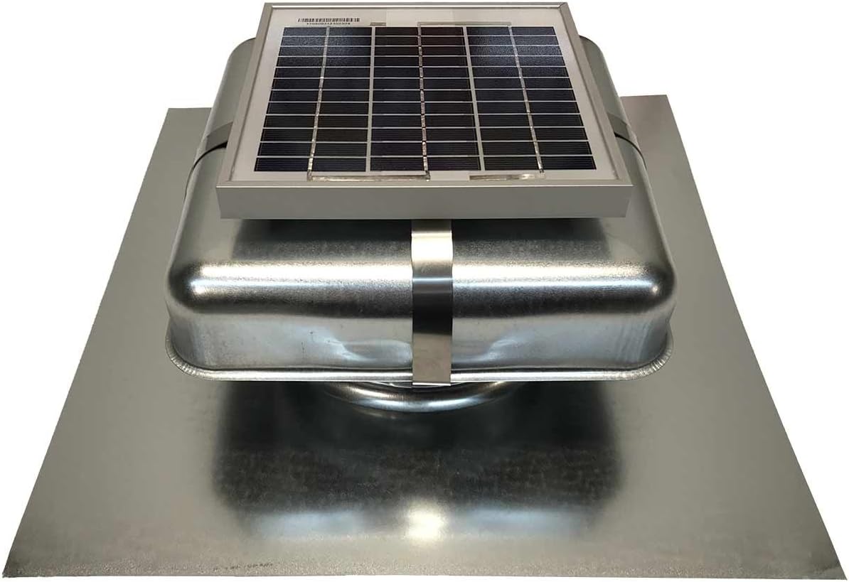 Solar Attic Fan with Galvanized Vent K82444