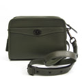 Leather Shoulder Bag Khaki V17394