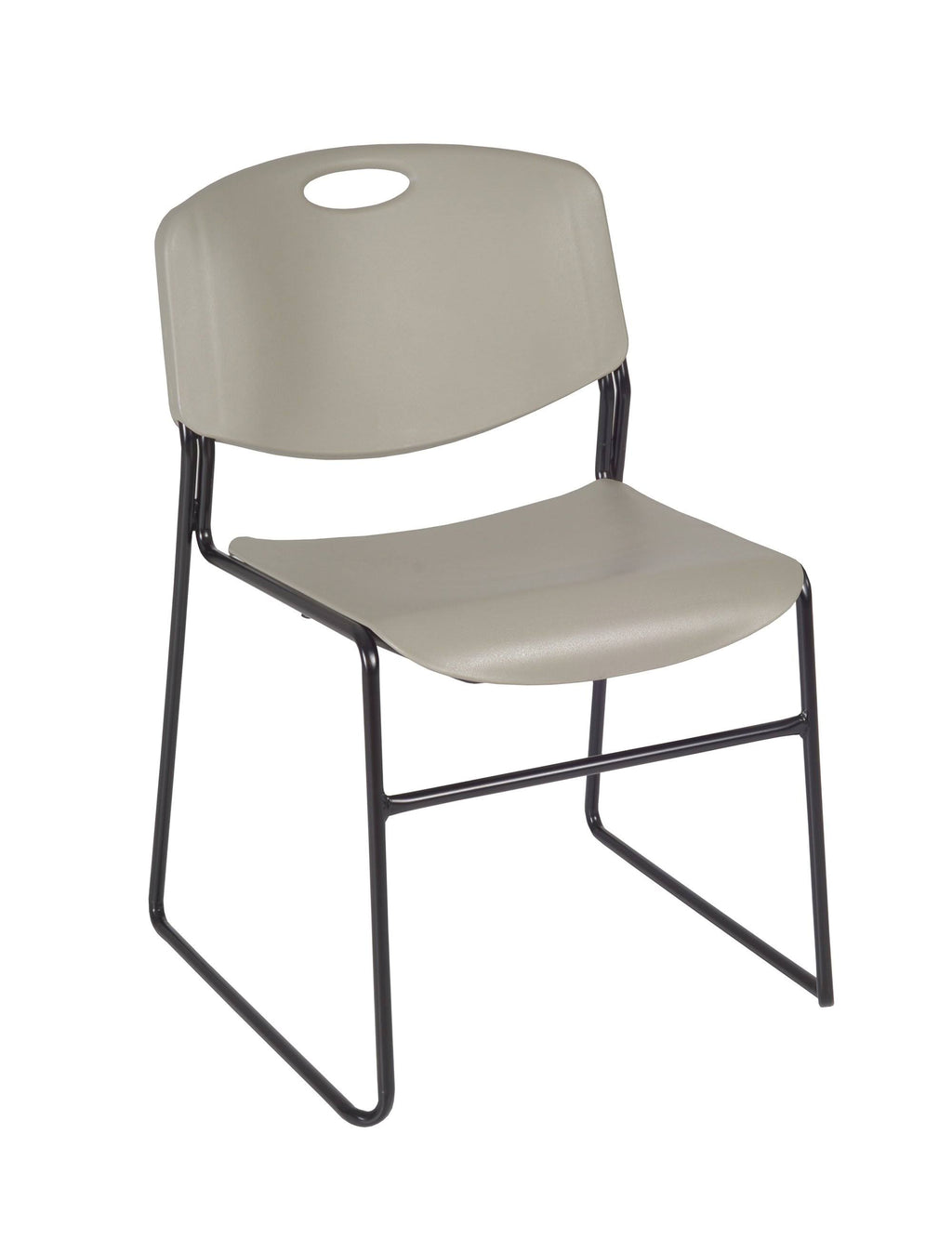 Maple Training Table with 2 Grey Stack Chairs F977