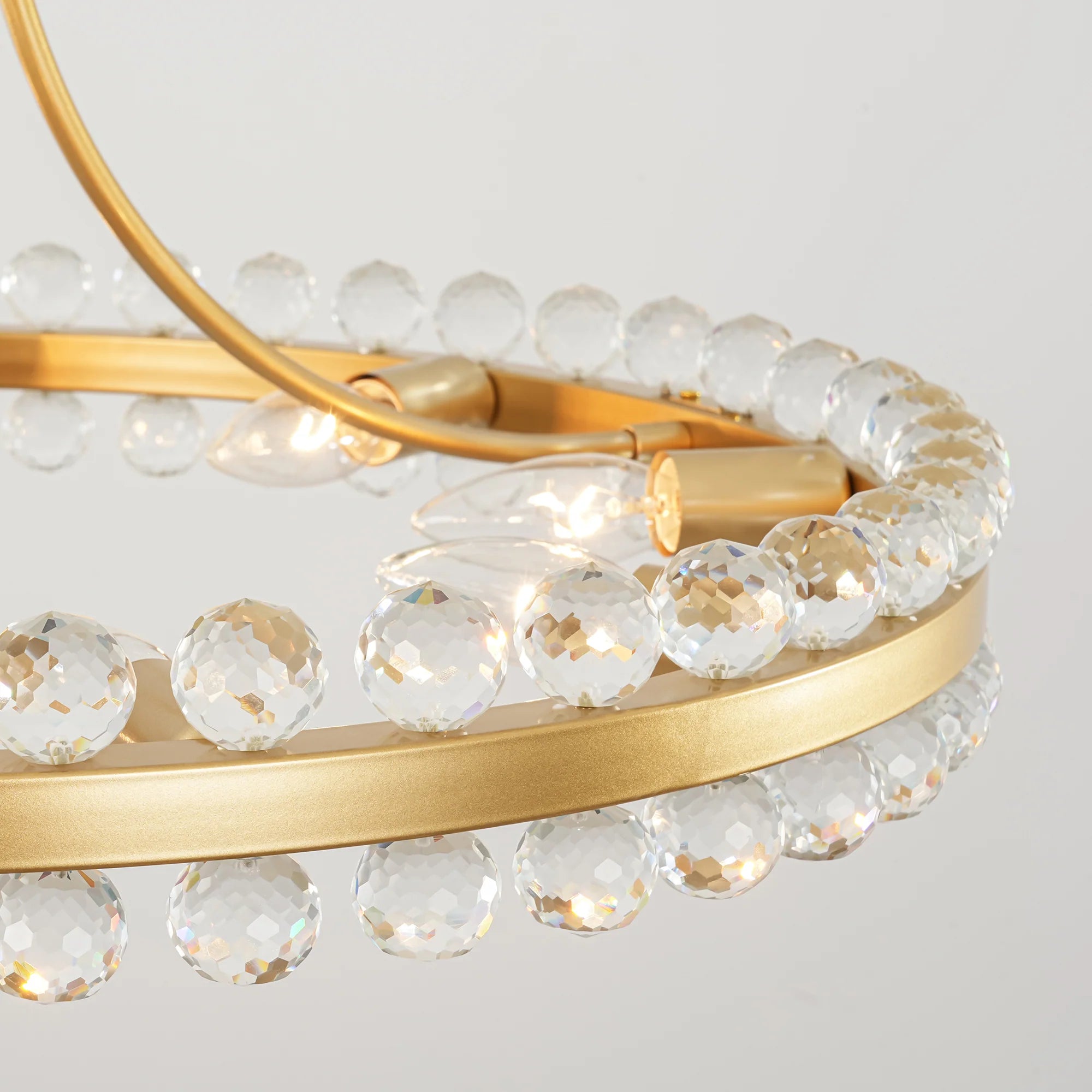 9-Light Dimmable Crystal Chandelier U45643