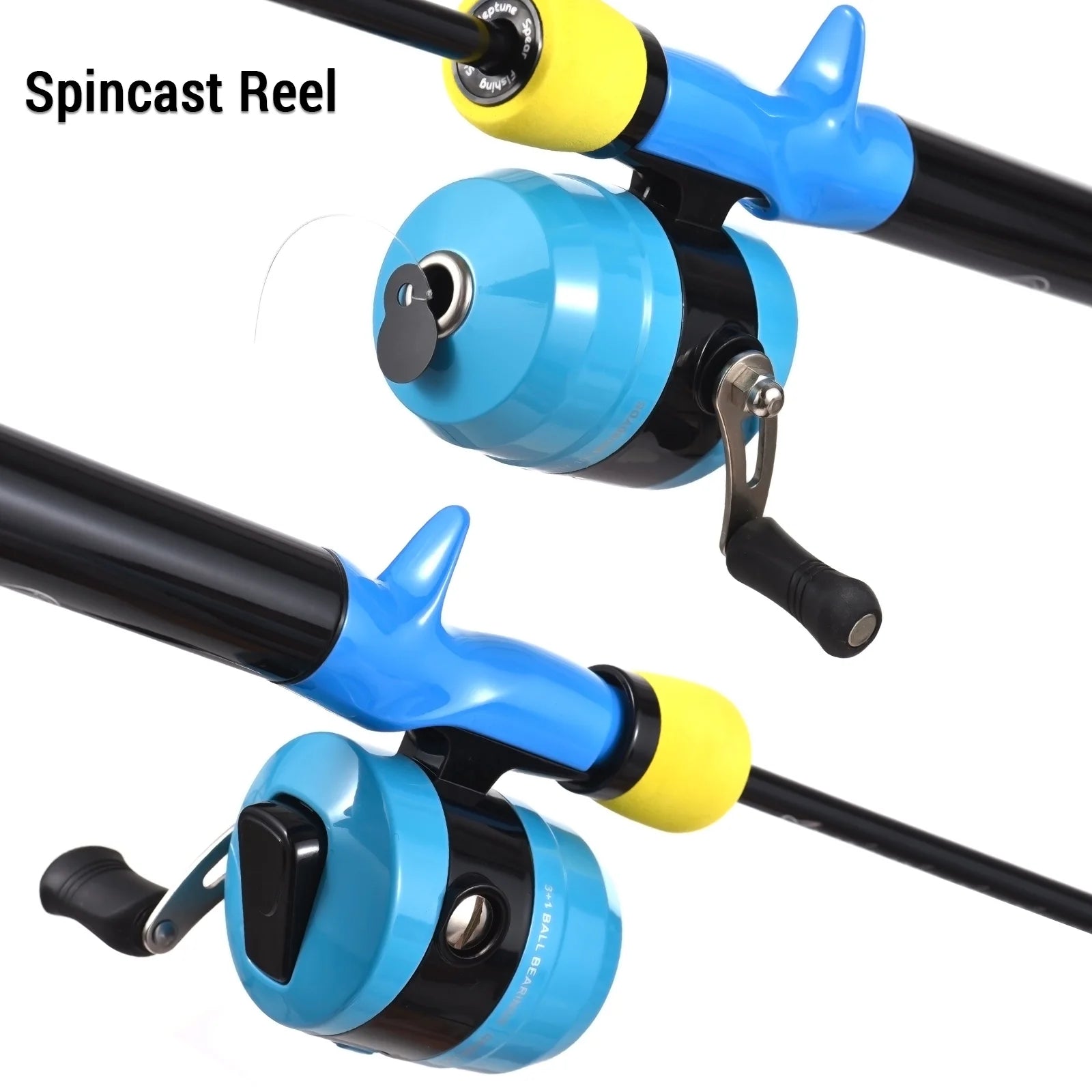 Kids Fishing Combo Spinning Rod and Reel Set with Tackle Box D874191