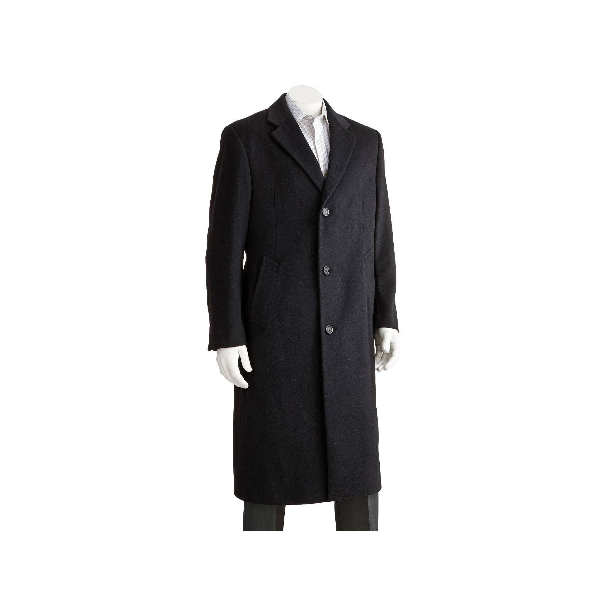 Wool-Blend Top Coat Q4429