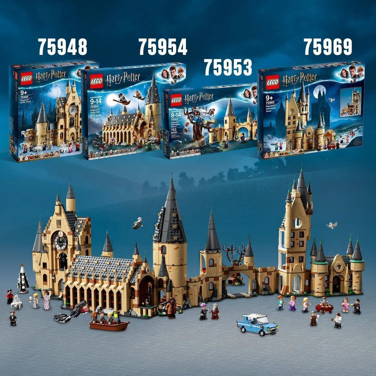 Harry Potter Hogwarts Astronomy Tower Building Set Z824