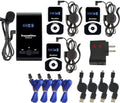 Wireless Tour Guide System with Lavalier Microphone (1 Transmitter 3 Receivers) N18274