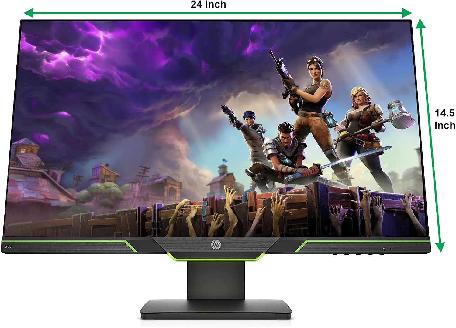 Black 27 Inch 2K QHD Gaming Monitor J955365