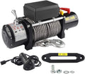 12V DC Winch with Synthetic Rope, 6 Ton Pulling Capacity V70961