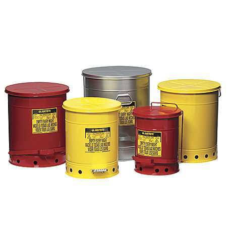 10 Gallon Red Oily Waste Can S9760