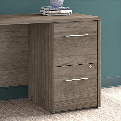 16W 2 Drawer File Cabinet in Modern Hickory P164528