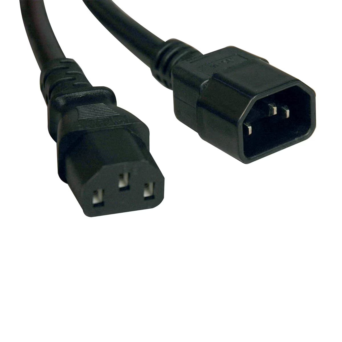 Heavy-Duty Power Extension Cord 15A 14AWG 10-ft Black E94635