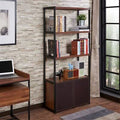 Espresso PU Bookcase P753