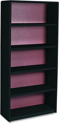 Black 5-Shelf Bookcase R267