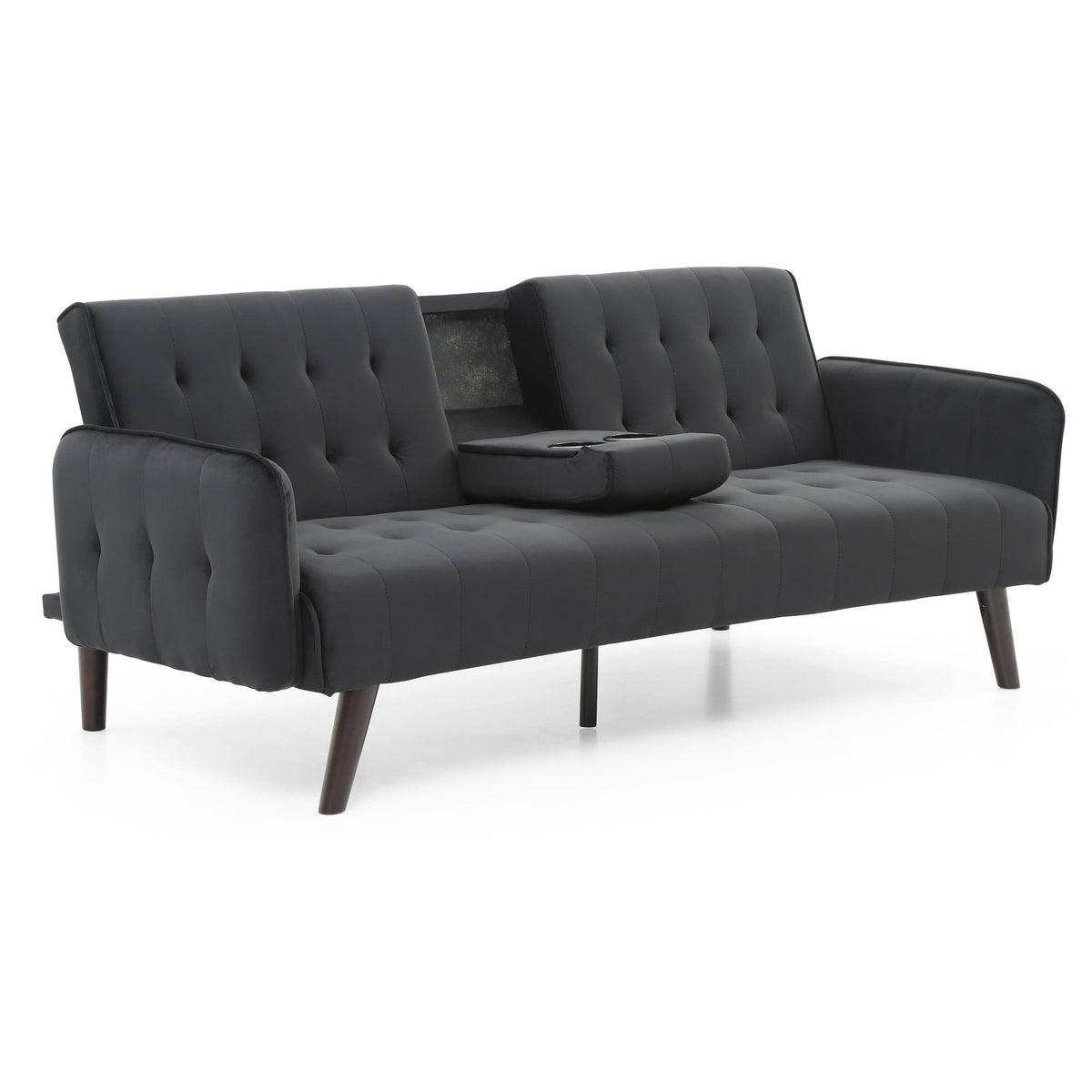 Navy Blue Velvet Sofa Bed X437320
